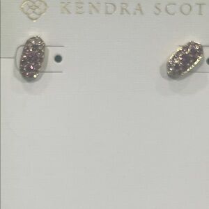 Kendra Scott  pink Oval Earrings